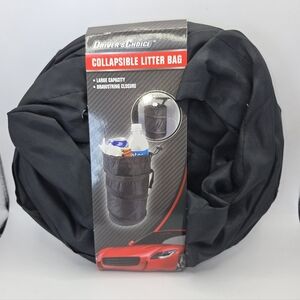 Collapsible Litter Bag - Black